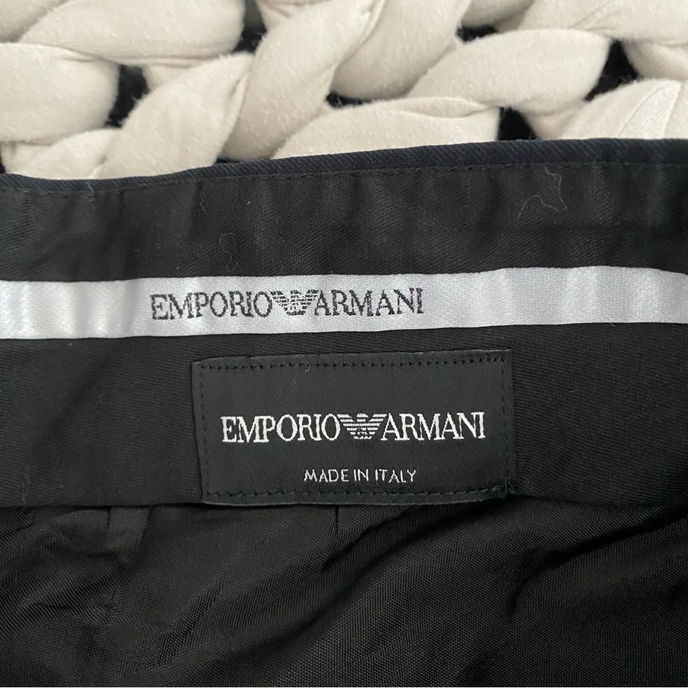 Emporio Armani Men’s Herren Dress Pants Size US 46 100% Virgin Wool Designer